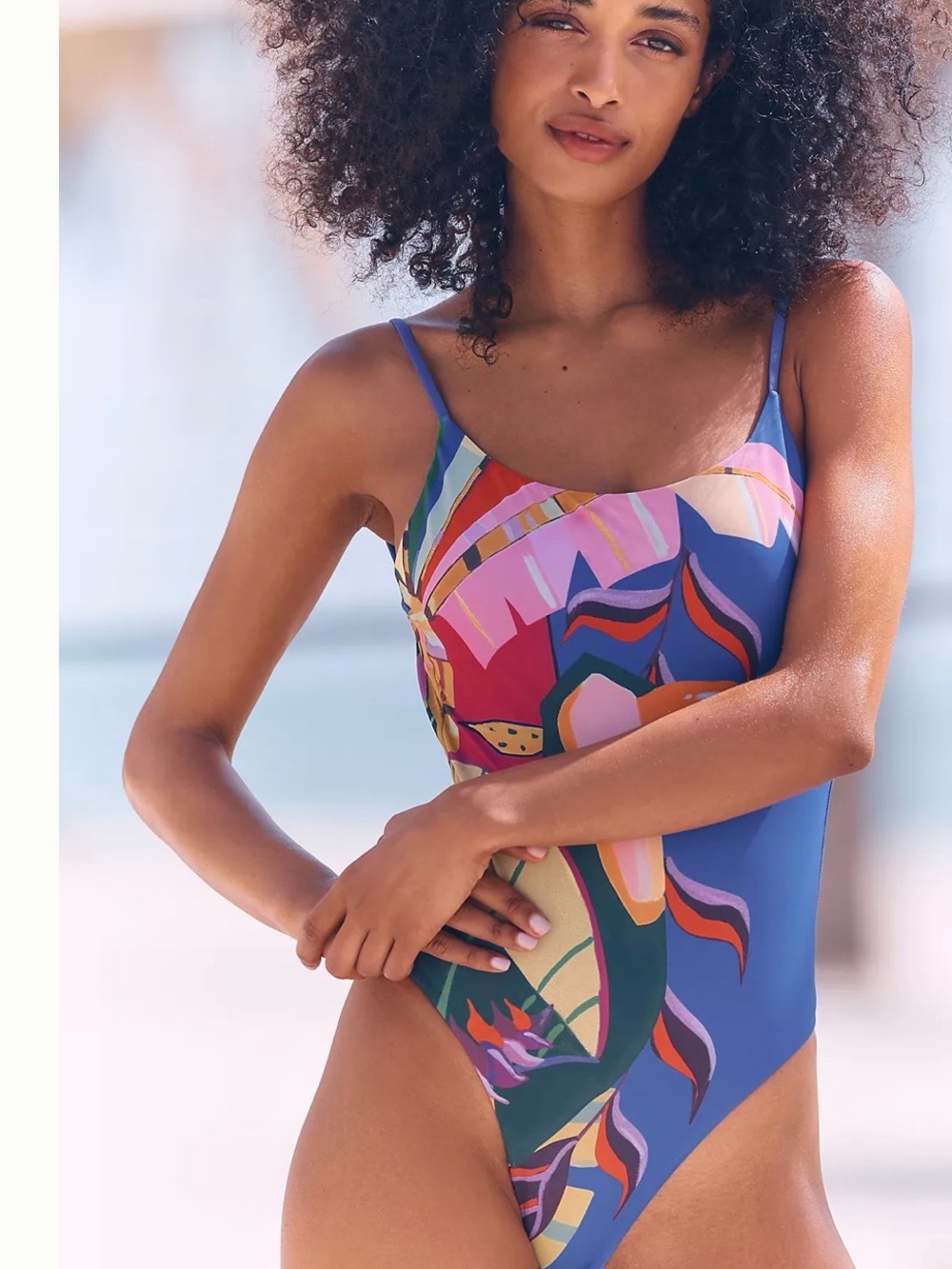FARM Rio Tropical Scenario One-Piece Swimsuit XS